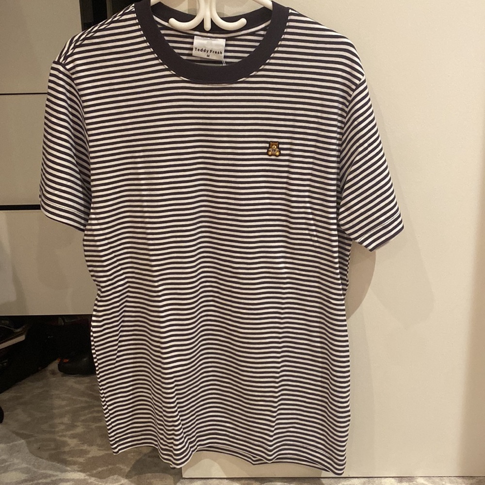 NEW WITH TAGS Teddy Fresh Black & White Striped T-Shirt